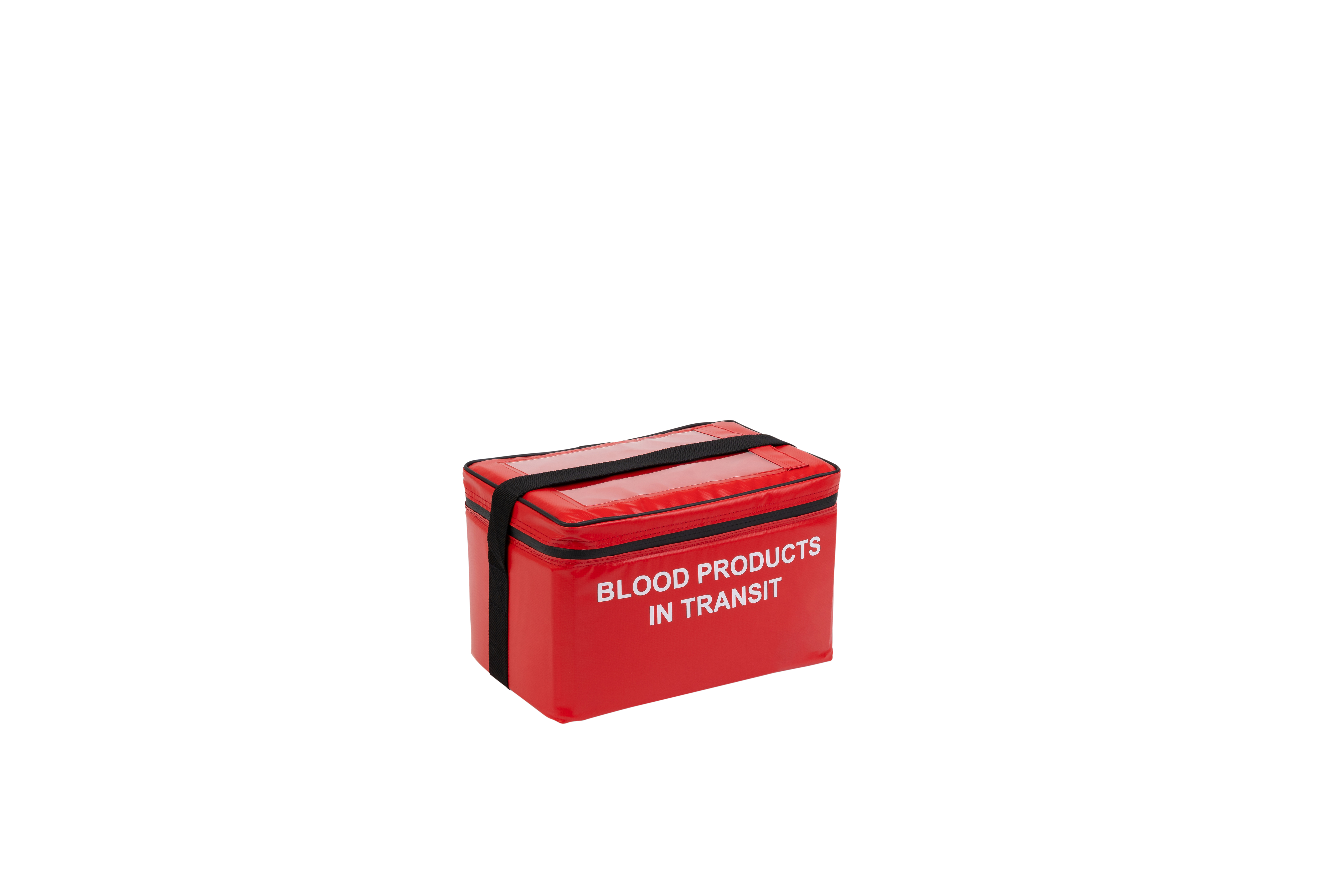 Borsa Versapak rossa per il trasporto del sangue